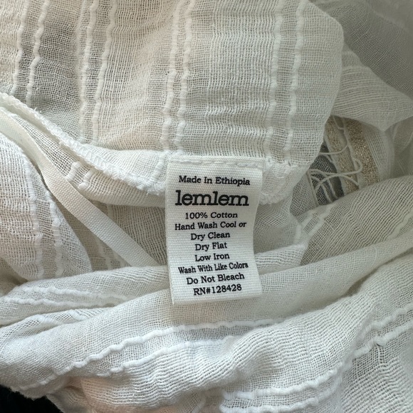 Lemlem Kelali One Shoulder Top - Picture 4 of 10